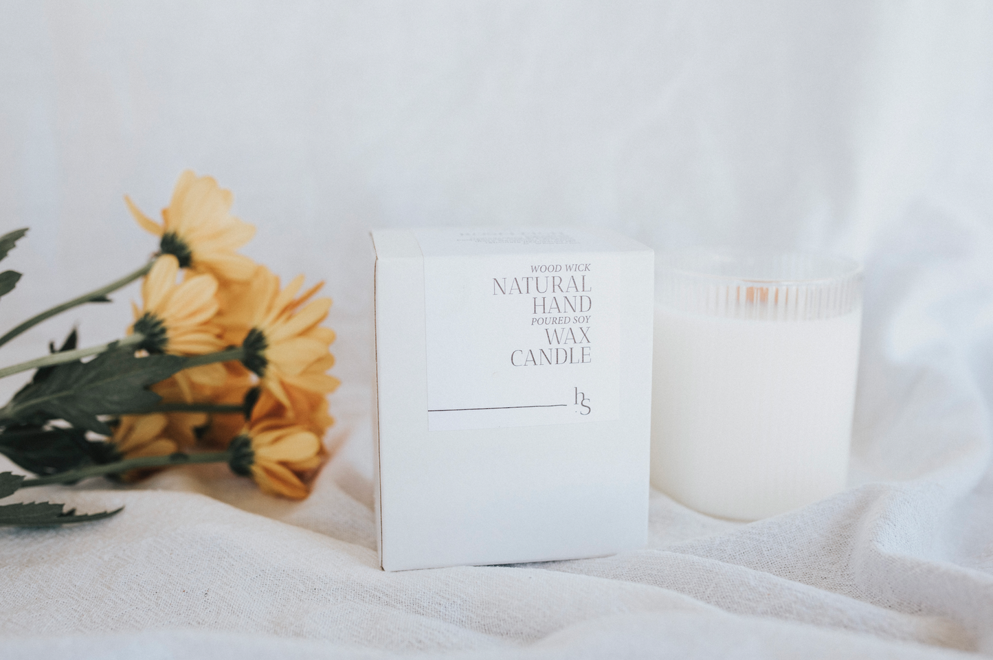 Roseleigh Natural Soy Wax Wood Wick Candle